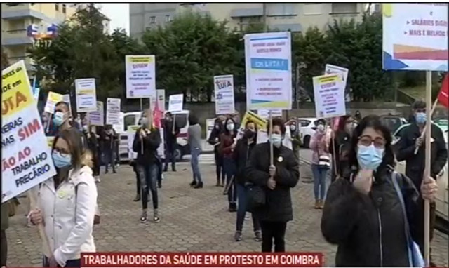 trabalhadores da saude coimbra