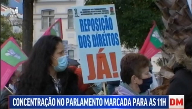 Greve dos trabalhadores da restauração e serviços de apoio aos hospitais