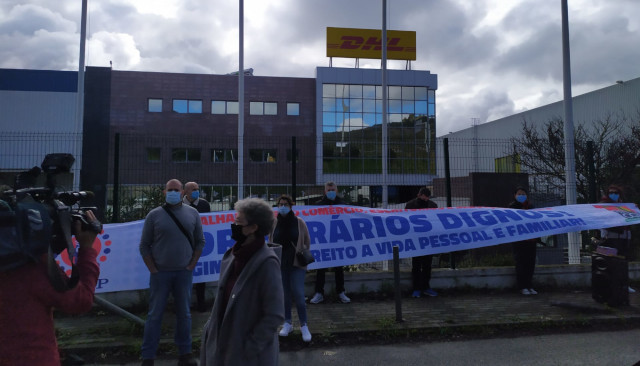Greve Trabalhadores da DHL não aceitam aumentos de miséria 640