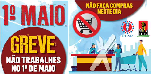 Em luta pelo direito a não trabalhar no 1º de Maio