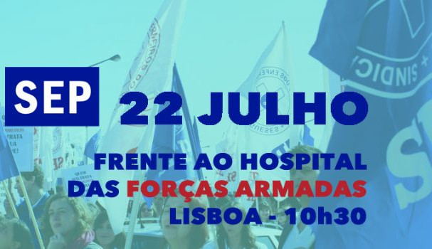 Enfermeiros civis do Hospital das Forças Armadas exigem valorização