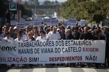 Manifestacao estaleiros VCastelo