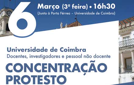 protesto universidade coimbra